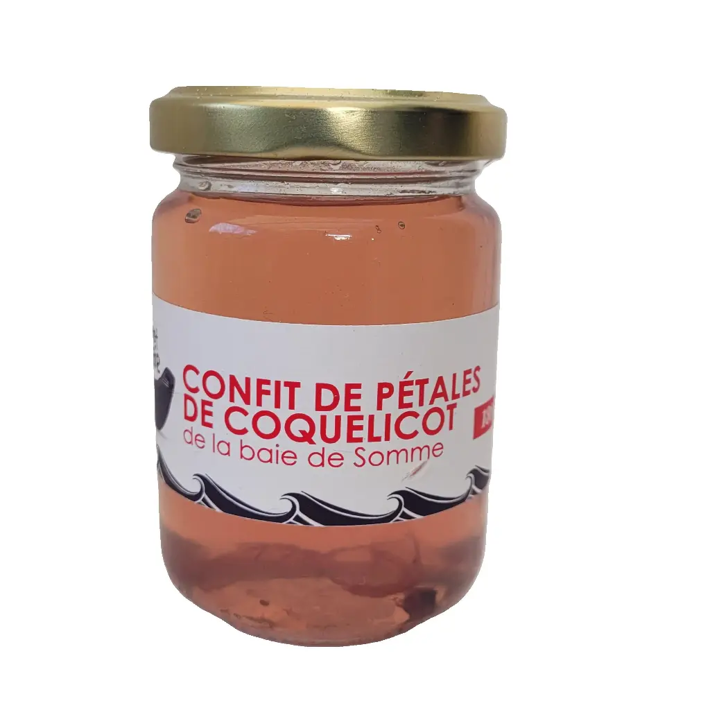 Confit de pétales de coquelicot de la baie de Somme